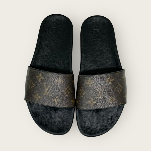 Louis Vuitton | Waterfront Monogram Mule Slides | Men's 6.5 US | Women's 8 US - Picture 1 of 16